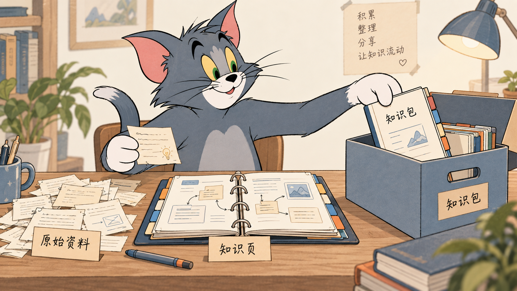 Tom 整理知识页并打包交付